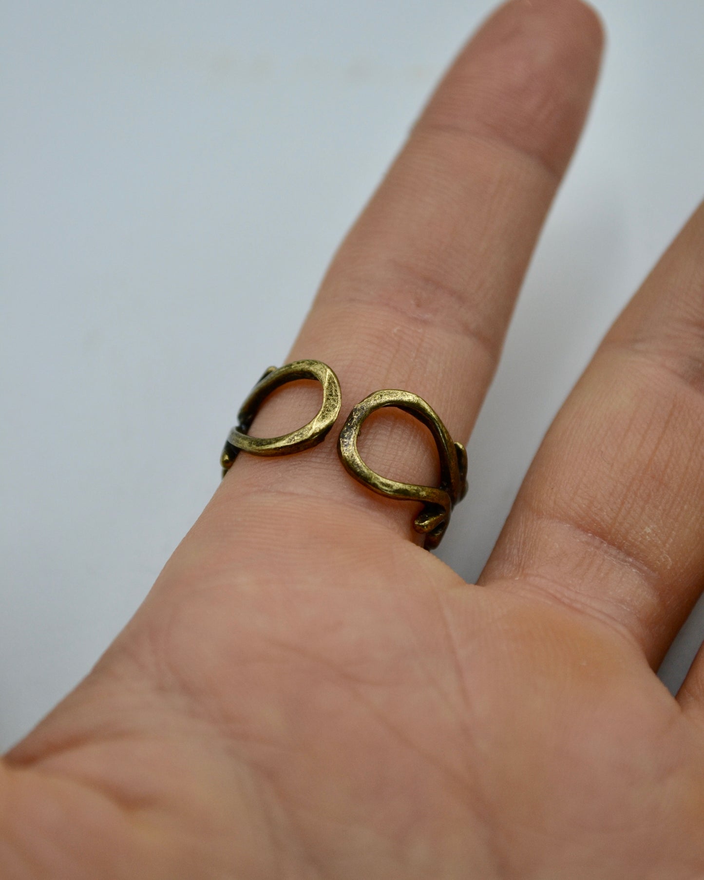 Abalone Adjustable Ring