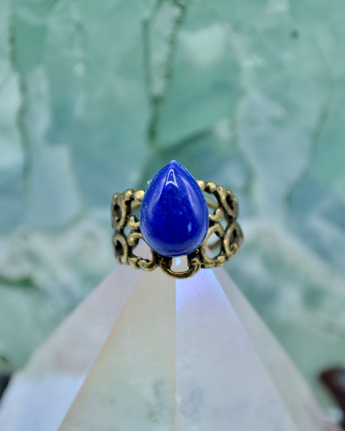 Lapis Lazuli Adjustable Ring