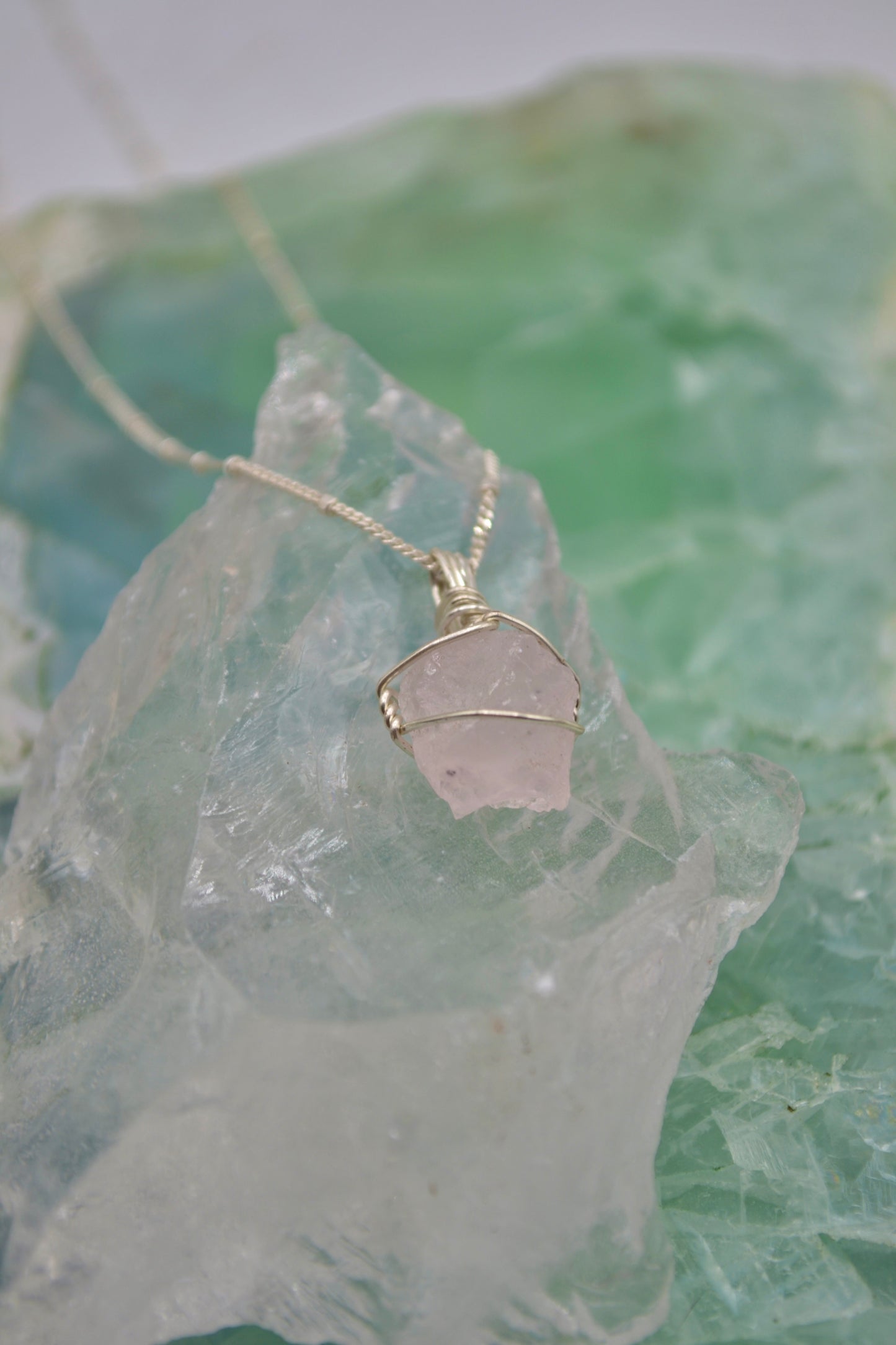 Rose Quartz Mini Crystal Necklace