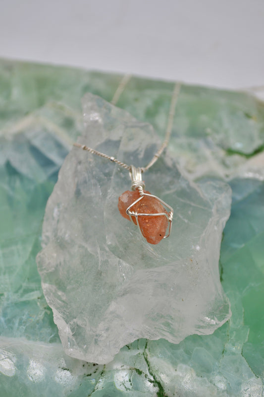 Sunstone Mini Crystal Necklace